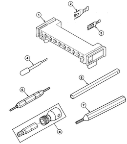 Tools Diagram and Parts List for SSE107QF1724  Speed Queen Dryer