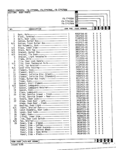 Body Parts Page 2 Diagram and Parts List for EOF9-77*579AW  Hardwick Range