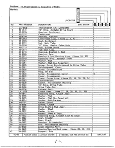 Transmission And Related Parts Page 2 Diagram and Parts List for 6433A  Norge Washer