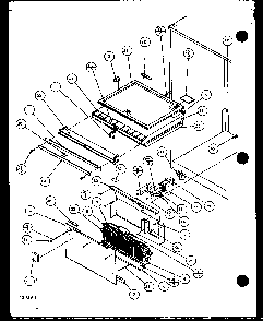 Divider And Evaporator Diagram and Parts List for 86065E-P1125514WE  Amana Refrigerator