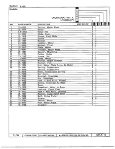 Base Page 2 Diagram and Parts List for 6002A REV A Norge Washer
