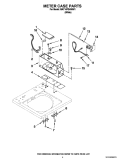 METER CASE PARTS Diagram and Parts List for MAT14PDAWW1  Maytag Washer