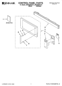 Part Location Diagram of W10181469 Whirlpool Bracket, Control