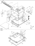 Controls / Basepan Diagram and Parts List for DEC1400VP P1304431M Menumaster Microwave