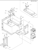 Magnetron / Stirrer Motor Diagram and Parts List for DEC1400VP P1304431M Menumaster Microwave