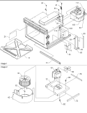 Splash Shield / Blower Diagram and Parts List for CRC10T2 P1304438M Amana Microwave