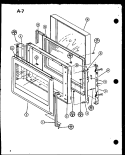 Page 1 Diagram and Parts List for RO-700 P7599201M Amana Microwave