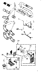 Installation Parts Diagram and Parts List for 11640820  Kenmore Central Vacuum