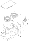 CC12HRx1 Halogen / Ribbon Diagram and Parts List for CC12HRW1 P1133372NW Amana Cooktop