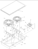ACT110 and ACT111, Ribbon Radiant Diagram and Parts List for ACT110E P1133386N E Amana Cooktop