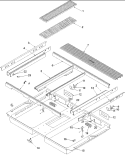 MAIN TOP ASSEMBLY Diagram and Parts List for ARDS802WW P1131943NWW Amana Range