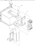 Magnetron / Stirrer Motor Diagram and Parts List for DEC1400D P1312703M Menumaster Microwave