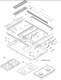 Part Location Diagram of 302098W Whirlpool COVER, DILUTION FLUE