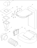 VENTILATION PARTS Diagram and Parts List for AGDS902SS P1131831NSS Amana Range
