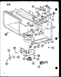Page 2 Diagram and Parts List for CRRL-5D P7559006M Amana Microwave