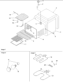 Cavity Diagram and Parts List for ARTS6651E P1143914N E Amana Range