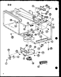 Page 2 Diagram and Parts List for CRRL-700 P7638101M Amana Microwave