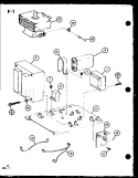 Page 5 Diagram and Parts List for CRR1220 P7633303M Amana Microwave