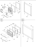 Door Assy Diagram and Parts List for BCI21V1C P1325029W C Amana Refrigerator