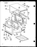 Page 3 Diagram and Parts List for CRRL-8X P7643802M Amana Microwave