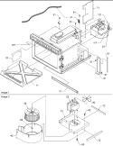 Splash Shield / Blower Diagram and Parts List for AEC2000 P1323018M Amana Microwave