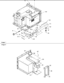 Light & Magnetron / Stirrer Motor Diagram and Parts List for AEC2000 P1323018M Amana Microwave