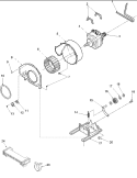 MOTOR AND FAN ASSEMBLY Diagram and Parts List for DLE330RAW PDLE330RAW Amana Dryer