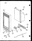 Page 5 Diagram and Parts List for CRRL-8X P7643802M Amana Microwave