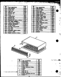 Page 2 Diagram and Parts List for MWD365  Caloric Microwave