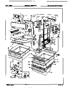 Handles And Trim Diagram and Parts List for ARS2661BC-PARS2661BB0  Amana Refrigerator