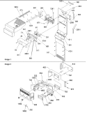 Ice Maker / Control Assy Diagram and Parts List for SRD22S5E P1190304W E Amana Refrigerator