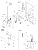 Evaporator & Freezer Control Assy Diagram and Parts List for ARB2109ABR PARB2109AB0 Amana Refrigerator
