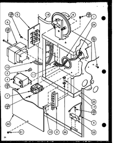 Section 5 Diagram and Parts List for GHI140A35 P6983108F Amana Heater