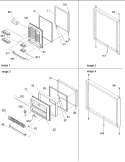 Door Assy Diagram and Parts List for ARB2109ABR PARB2109AB0 Amana Refrigerator