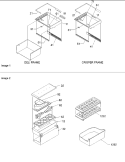 CRISPER & DELI FRAME ASSY Diagram and Parts List for BRF20VCPSER P1321312W S Amana Refrigerator