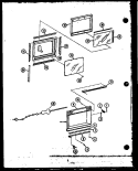 Page 1 Diagram and Parts List for MPP227  Amana Microwave