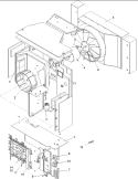 Center Partitions Assy and Controls Diagram and Parts List for REF24080C5ER RE REF24080C5ER C Amana Air Conditioner