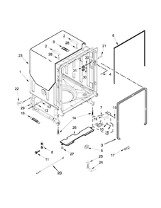 Part Location Diagram of W10847918 Whirlpool Box Cover