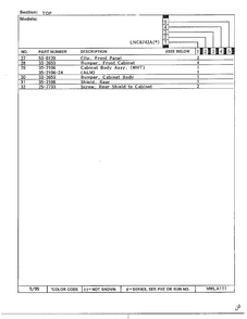 Top Page 3 Diagram and Parts List for 6742A  Norge Washer