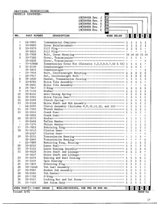Transmission Page 4 Diagram and Parts List for 6440A REV J Norge Washer