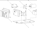 CONTROL ASSEMBLY Diagram and Parts List for AAC182STA PAAC182STA0 Amana Air Conditioner
