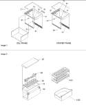 CRISPER & DELI FRAME ASSY Diagram and Parts List for BRF20V1CPSR P1321316W S Amana Refrigerator