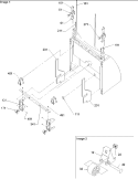 Part Location Diagram of 12050712C Whirlpool HINGE- Bottom