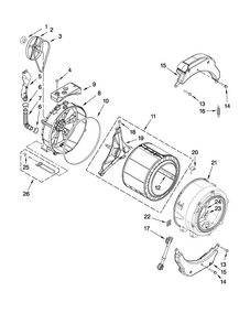 Part Location Diagram of W10205253 Whirlpool BASKET