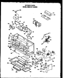 INTERIOR PARTS Diagram and Parts List for MMO16610 MN03 Amana Microwave