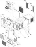 Chassis Assembly Diagram and Parts List for 8M11TA P1214618R Amana Air Conditioner