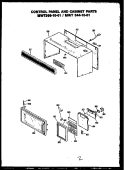 Part Location Diagram of 312176 Whirlpool KEY PANEL ASSEMBLY