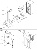 Evaporator & Freezer Control Assy Diagram and Parts List for BRD18V1C P1326501W C Amana Refrigerator