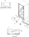 Insulation & Roller Assy Diagram and Parts List for BRD18V1C P1326501W C Amana Refrigerator