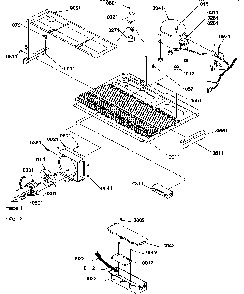 Machine Compartment Diagram and Parts List for SRD27TPSE-P1190313WE  Amana Refrigerator